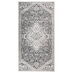 vidaXL Tapis à tissage plat d'extérieur 80x150 cm Gris clair