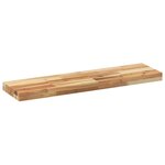 vidaXL Étagères flottantes 4 Pièces 80x20x4 cm acacia massif à l'huile