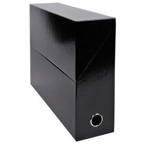 Boite Transfert Dos 90mm Iderama - Noir - X 5 - Exacompta