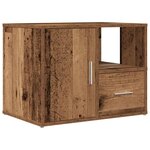 vidaXL Armoire d'angle vieux bois 160x40x45 cm bois d'ingénierie