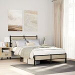vidaXL Cadre de lit sans matelas chêne sonoma 120x190 cm