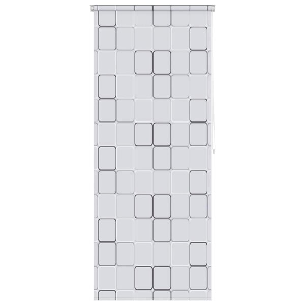 vidaXL Store roulant de douche 120x240 cm Carré