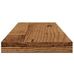 vidaXL Étagères murales 4 Pièces vieux bois 60x20x1 5cm bois d'ingénierie