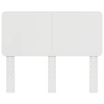 vidaXL Tête de lit avec tête de lit Blanc 135 cm Bois d'ingénierie