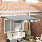 vidaXL Auvent Rétractable Anthracite 250 x 200 cm tissu