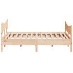 vidaXL Cadre de lit sans matelas 200x200 cm bois massif de pin