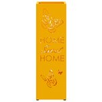 vidaXL Porte-parapluie Moutarde 15 5 x 15 5 x 49 cm Acier