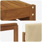 vidaXL Ensemble de canapés d'extérieur 8 Pièces Naturel et Beige