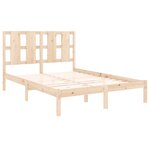 vidaXL Cadre de lit sans matelas 140x190 cm bois de pin massif