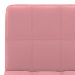vidaXL Tabourets de bar lot de 2 rose velours