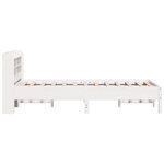 vidaXL Cadre de lit sans matelas blanc 90x190 cm bois de pin massif