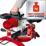 EINHELL scie à onglet radiale 1400W TH-MS 2513 L