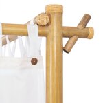 vidaXL Lit à baldaquin 160x200 cm Bambou