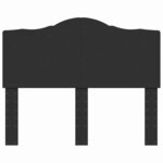 vidaXL Tête de lit Chêne noir 120 cm Bois d'ingénierie