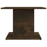 Vidaxl table basse chêne fumé 55 5x55 5x40 cm aggloméré