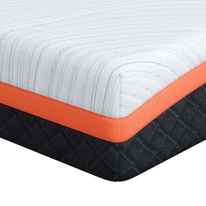 vidaXL Matelas Blanc  Gris 200 x 200 cm Mousse
