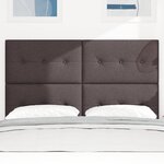 Cabeço LED vidaXL Marron Foncé 72 cm Tissu