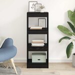 vidaXL Bibliothèque Chêne noir 40 x 30 x 103 cm Bois d'ingénierie