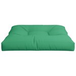 vidaXL Coussin de palette vert 70x70x12 cm tissu