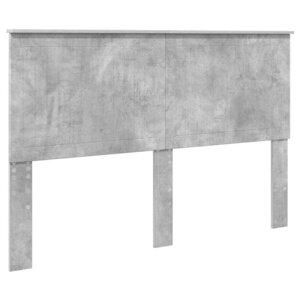 vidaXL Tête de lit Gris béton 150 cm Bois d'ingénierie