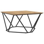 vidaXL Table basse Chêne artisanal 80 x 80 x 45 cm