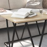 vidaXL Table basse Chêne sonoma 100 x 50 x 40 cm
