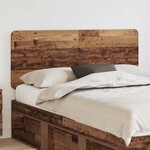vidaXL Tête de lit Bois Ancien 140 cm Bois d'ingénierie