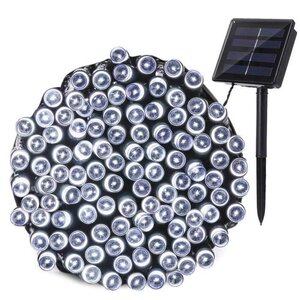 LUMI JARDIN Guirlande lumineuse solaire Yogy Solar - Lumiere blanc froid solaire - 400 LED - 3300 cm