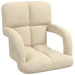 vidaXL Chaise de sol réglable avec accoudoir