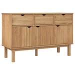 vidaXL Buffet OTTA 114x43x73 5 cm Bois massif de pin