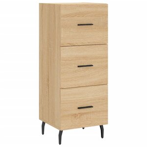 vidaXL Buffet Chêne sonoma 34 5x34x90 cm Bois d'ingénierie