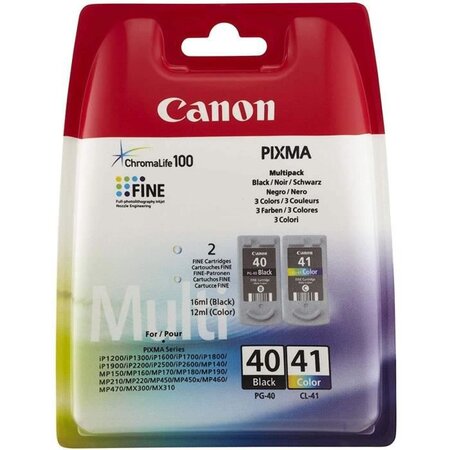 Canon  pg-40/cl41 cartouches d'encre multipack couleurs