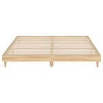 vidaXL Cadre de lit sans matelas chêne sonoma 120x200 cm