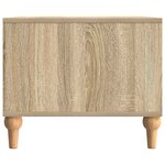 vidaXL Table basse Chêne Sonoma 90 x 50 x 40 cm Bois d'ingénierie