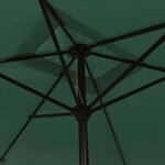 vidaXL Parasol 200 x 300 cm Vert Rectangulaire