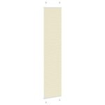 vidaXL Store plissé crème 45x200 cm largeur du tissu 44 4 cm polyester