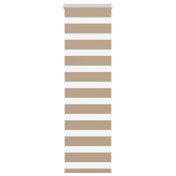 vidaXL Store zèbre marron sable largeur du tissu 40 9 cm polyester