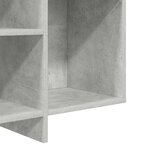 vidaXL Buffet gris béton 120x30x75 cm bois d'ingénierie