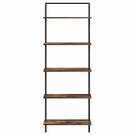 vidaXL Étagère Chêne fumé 60 x 24 x 168 cm Bois d'ingénierie