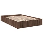 vidaXL Cadre de lit sans matelas chêne marron 120x190 cm