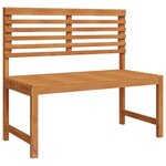 vidaXL Banc de jardin Marron 100 x 50 x 91cm Bois d'acacia massif