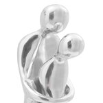 vidaXL Sculpture Argent 10x16x49 cm Aluminium