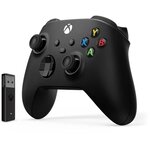 Manette Xbox nouvelle génération avec adaptateur sans-fil Windows 10 - Noir