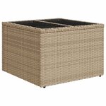 vidaXL Ensemble de canapé de jardin 6 Pièces Beige  Gris clair