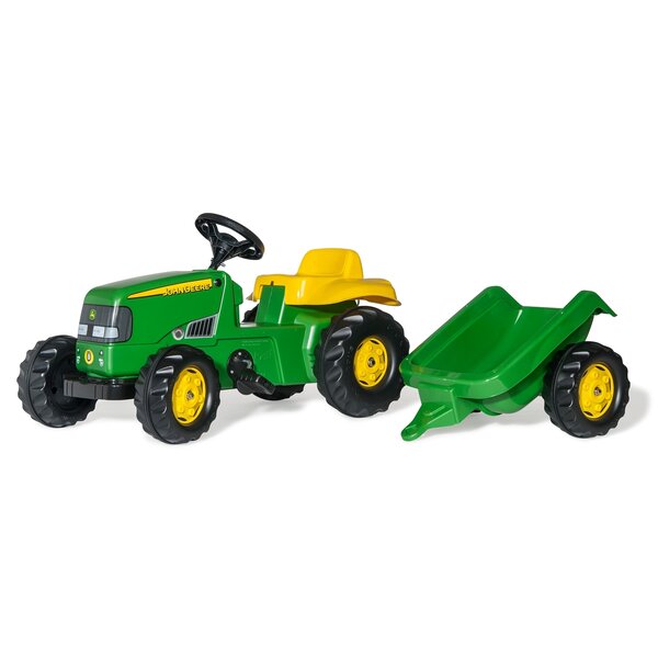 Rolly Toys 012190 - RollyKid John Deere avec remorque