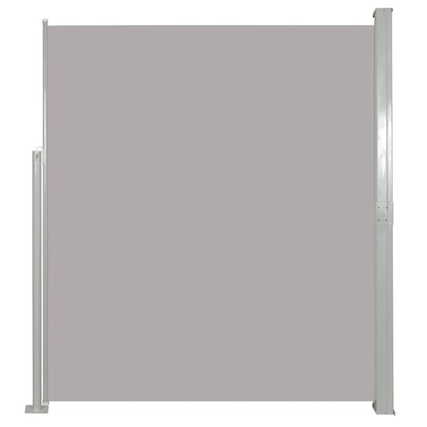 vidaXL Auvent latéral rétractable de patio 170x300 cm Gris