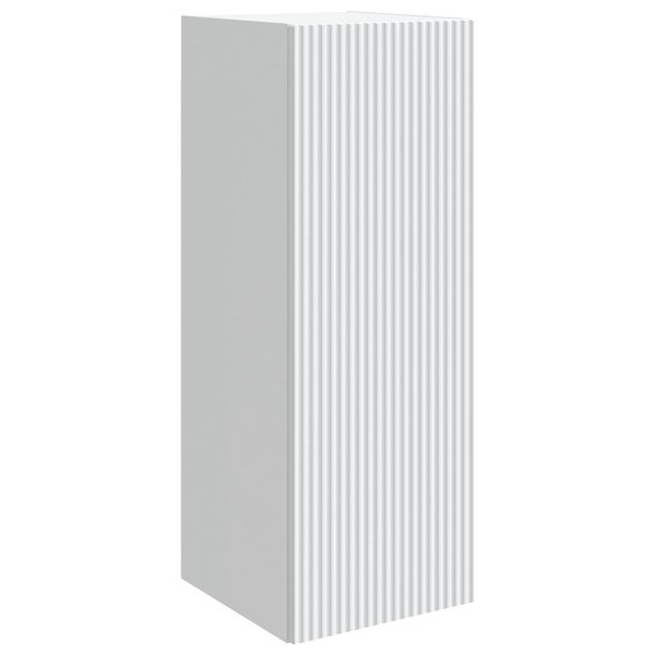 vidaXL Armoire Murale 33 x 34 5 x 90 cm Bois d'ingénierie Blanc
