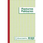 Manifold Factures 21x13 5cm 50 Feuillets Triple Autocopiant Billingue - Blanc - X 10 - Exacompta