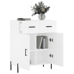 vidaXL Buffet blanc 69 5x34x90 cm bois d'ingénierie
