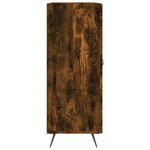 vidaXL Buffet chêne fumé 69 5x34x90 cm bois d'ingénierie